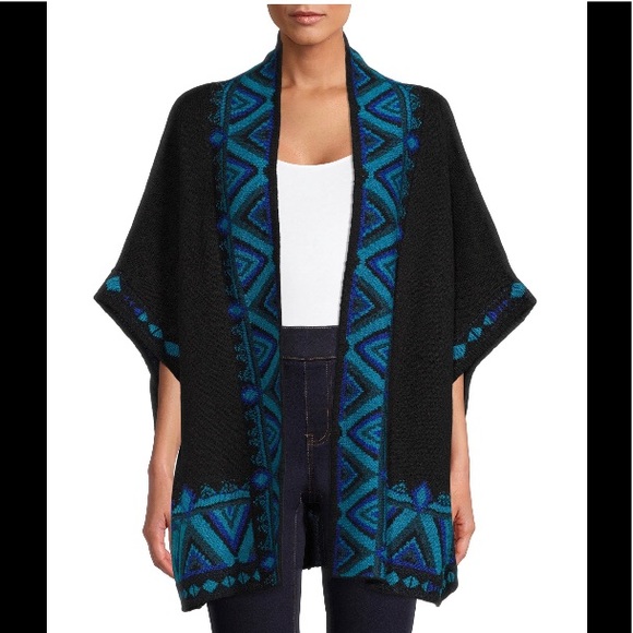 Open-Front Ruana Sweater - Picture 5 of 15